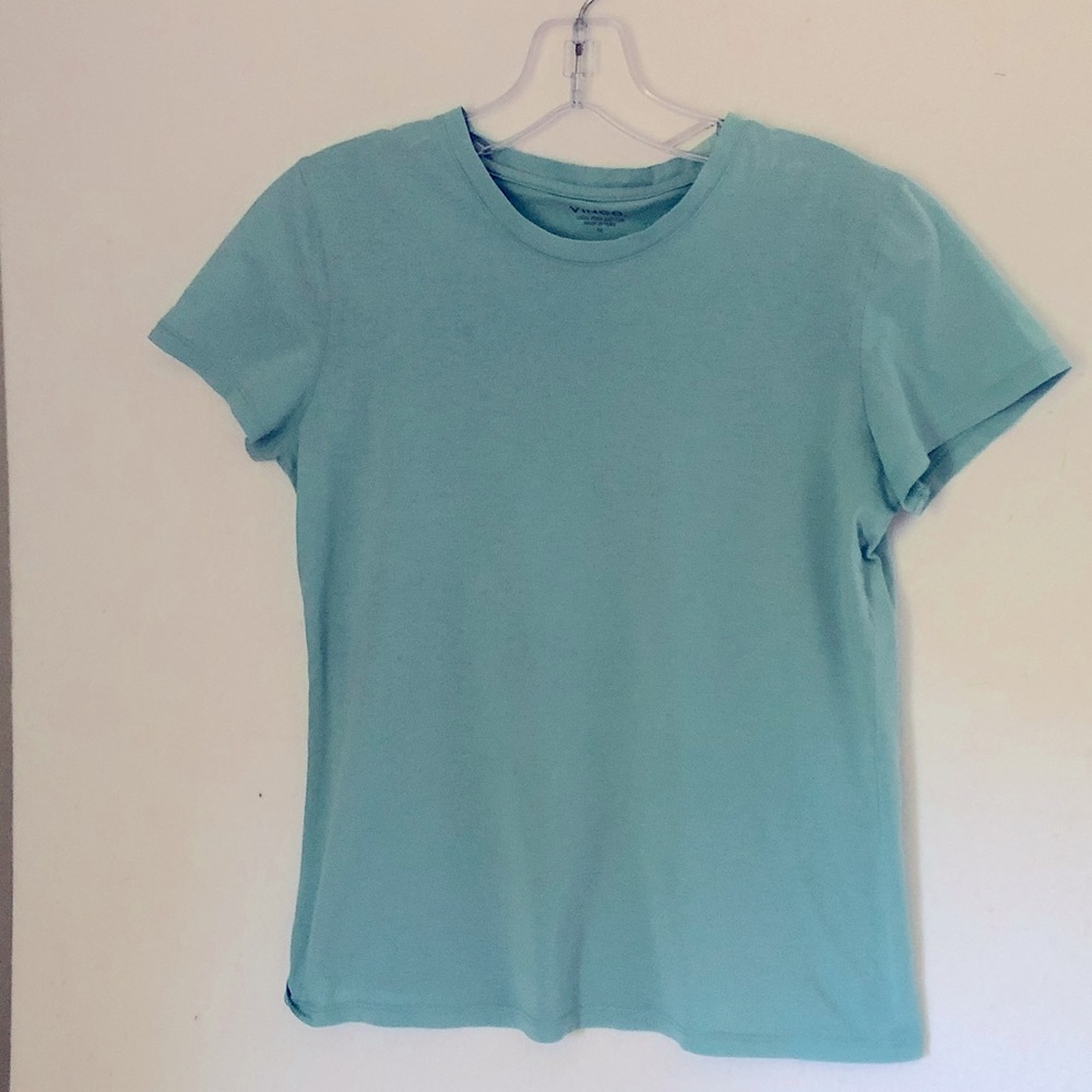 Vince aqua tee size M